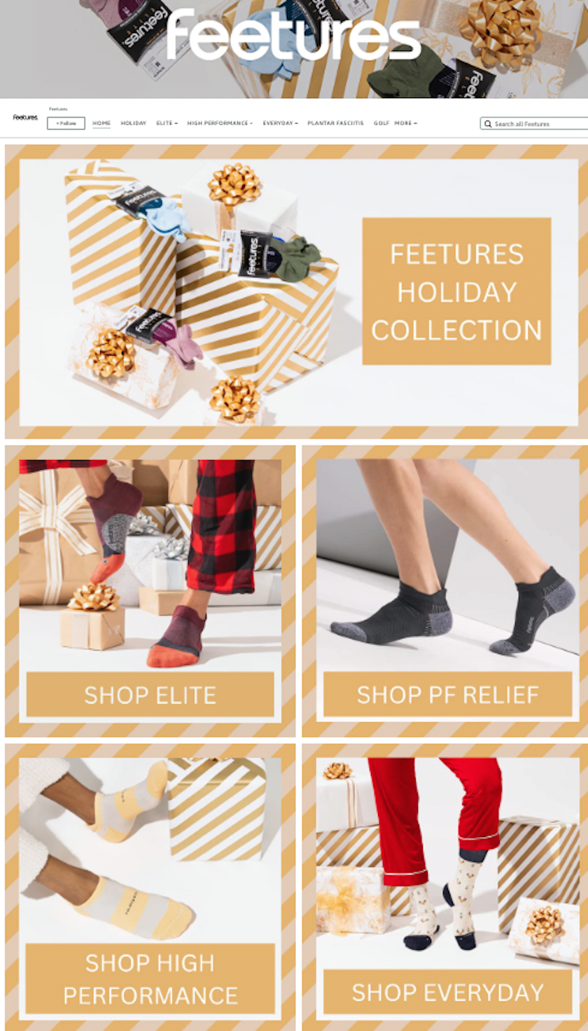 Feetures amazon storefront