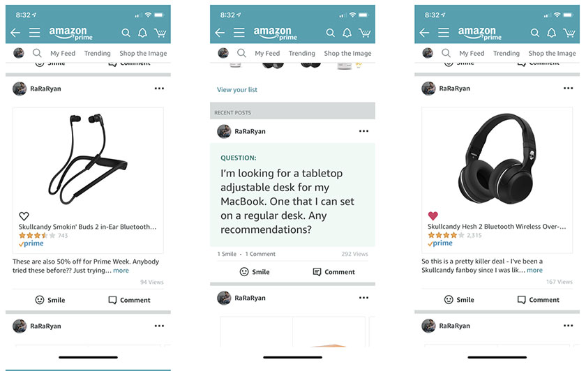 Amazon Has a Social Media Platform? We Tried Out Spark Amazon Spark example posts 2