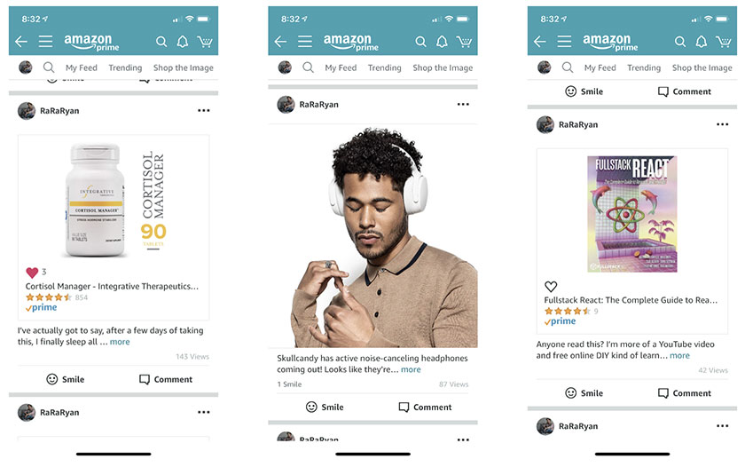 Amazon Has a Social Media Platform? We Tried Out Spark Amazon Spark example posts 4