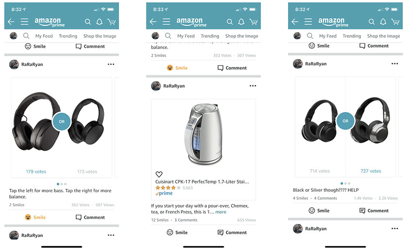 Amazon Has a Social Media Platform? We Tried Out Spark Amazon Spark example posts 5