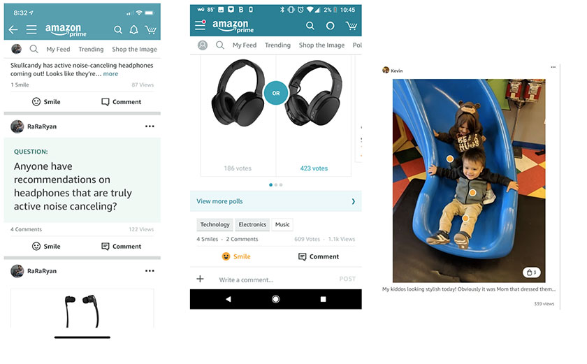 Amazon Has a Social Media Platform? We Tried Out Spark Amazon Spark post examples 1