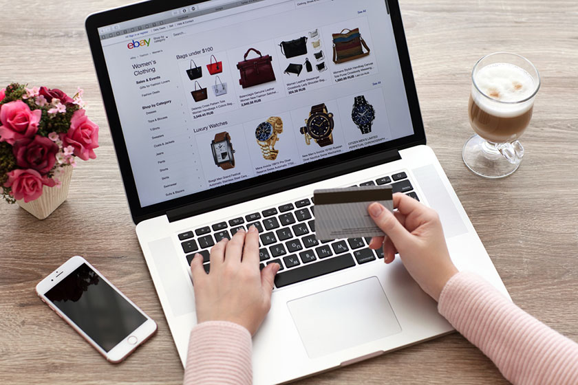 eBay sell product listing page
