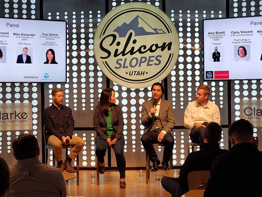people sitting on stage