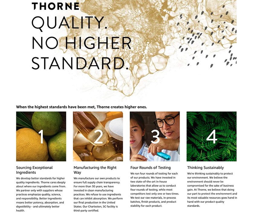 5 Methods to Strategically Increase Profit Margins on Ecommerce Thorne quality example
