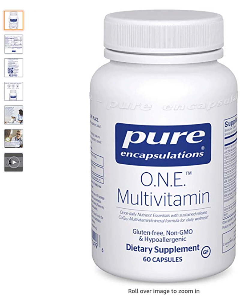 Pure's Amazon Listing