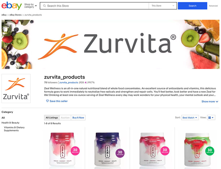 How to Brand Yourself on Amazon, eBay, Walmart, and Google Shopping zurvita products on ebay