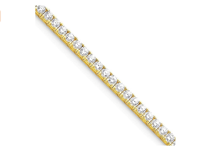Jewelry Adviser Bracelets 14k AAA Diamond Tennis Bracelet