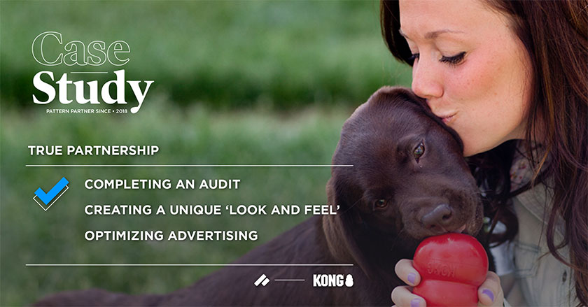 KONG Saw a 224% Increase in Year-Over-Year Sales Growth with a Pattern Partnership Kong case study partnership