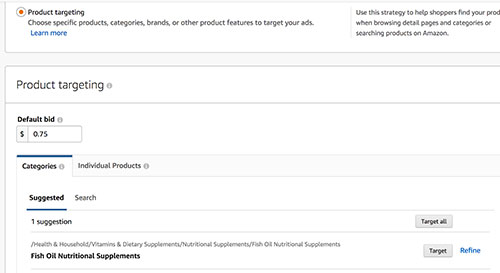 Find and Target Competitors Through Amazon Advertising product targeting
