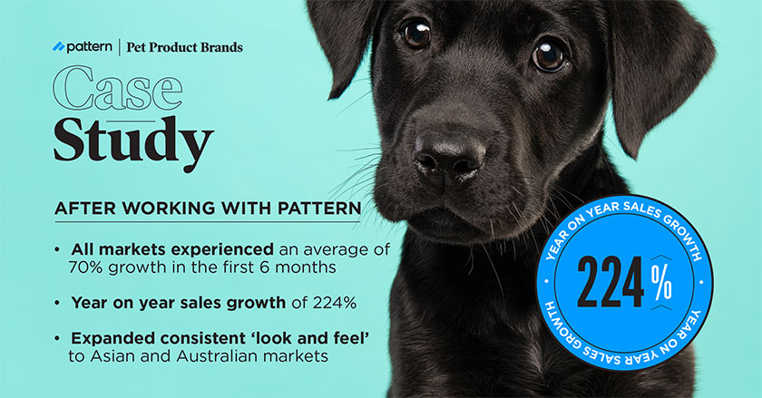 Pet Product Brands Thrive With a Pattern Partnership pet product brands case study results