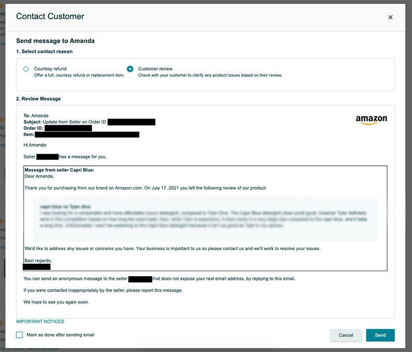 How to Respond to Amazon Negative Reviews customer review email