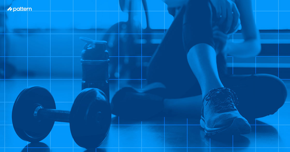 fitness with pattern branding