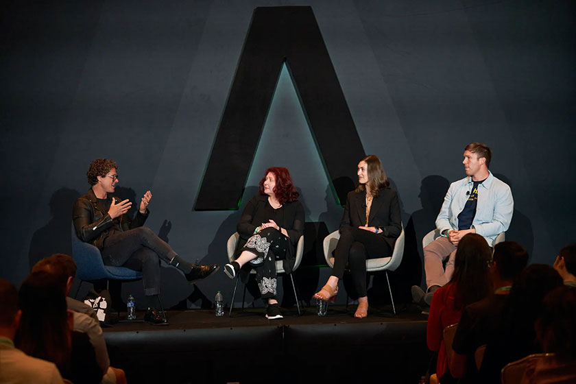 panel discussion on stage