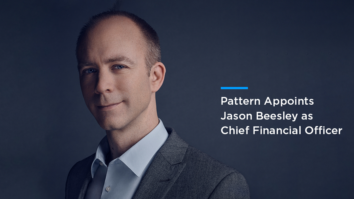Pattern Appoints Jason Beesley as Chief Financial Officer