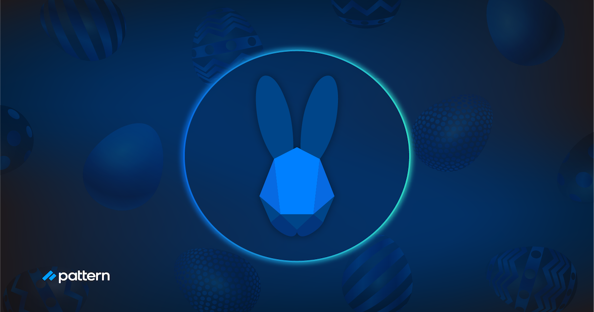 A geometric depiction of a rabbit's head