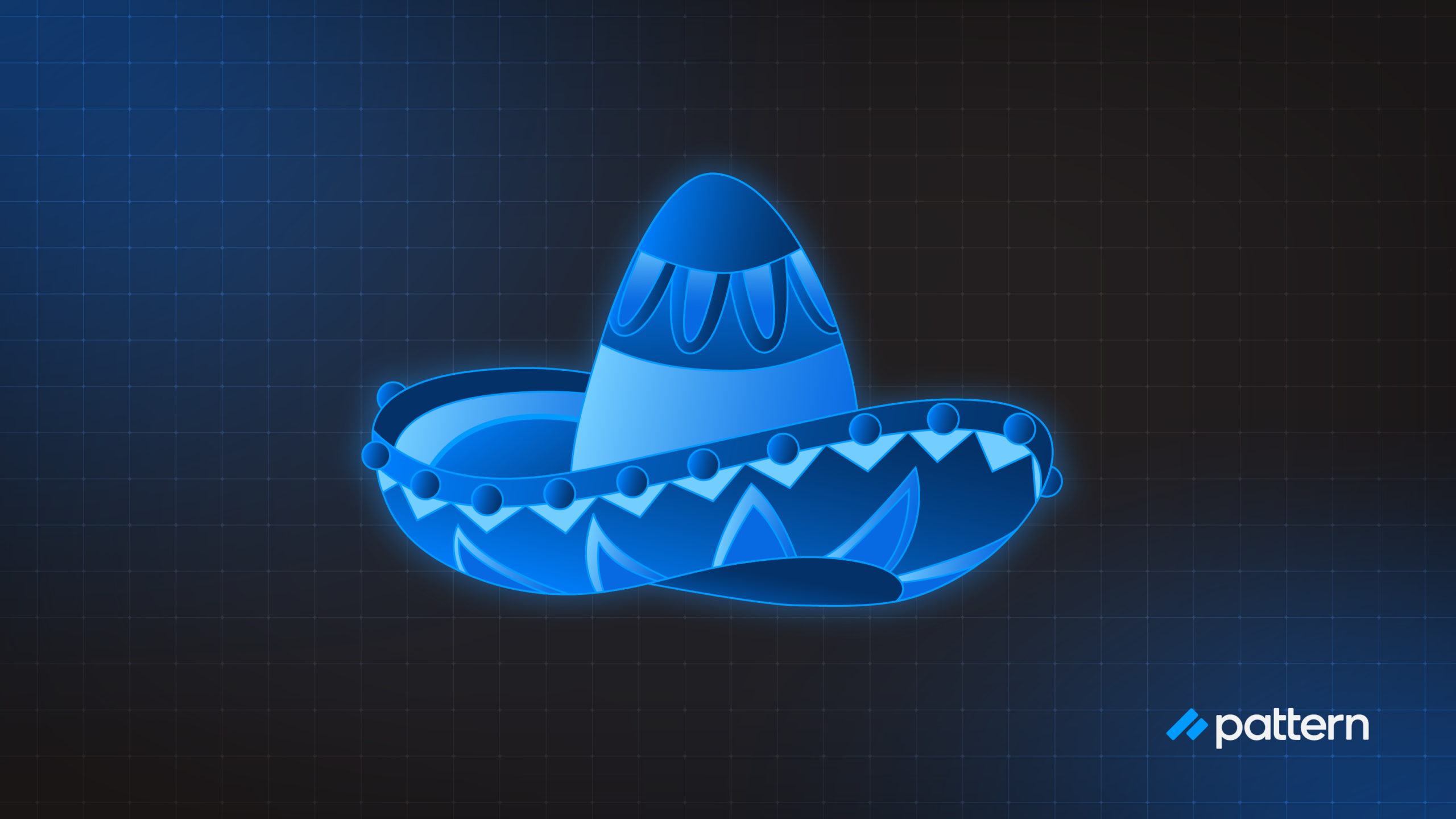 Image of a blue sombrero
