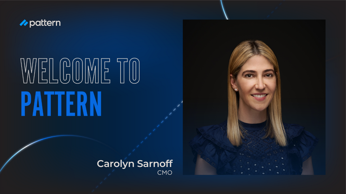 Pattern CMO Carolyn Sarnoff